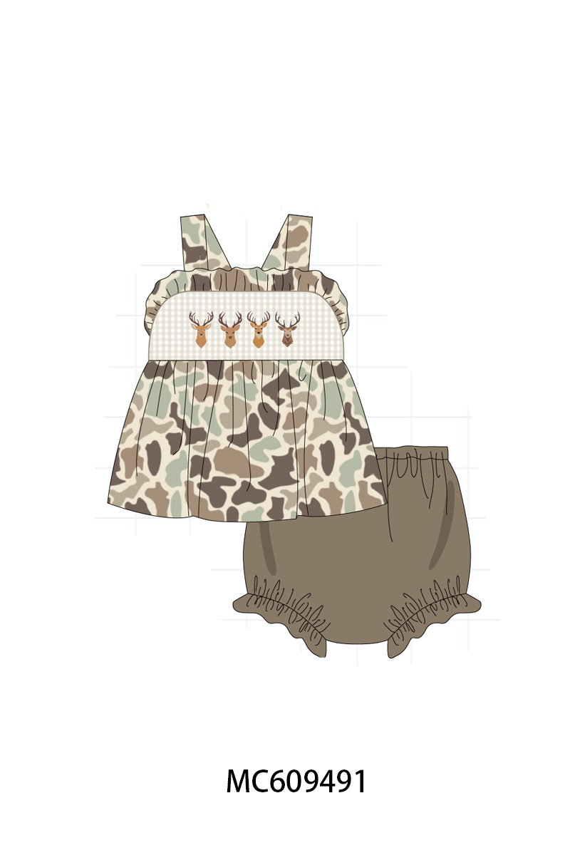 PO104 Camouflage deer embroidery collection - closing 9/14 - ETA February