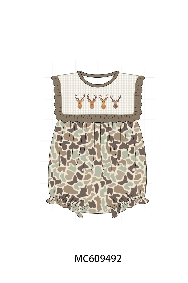 PO104 Camouflage deer embroidery collection - closing 9/14 - ETA February