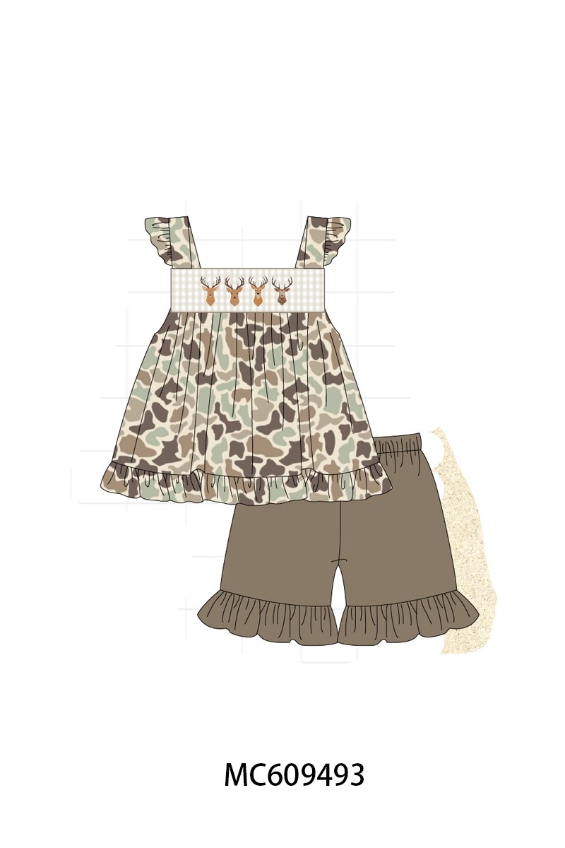 PO104 Camouflage deer embroidery collection - closing 9/14 - ETA February