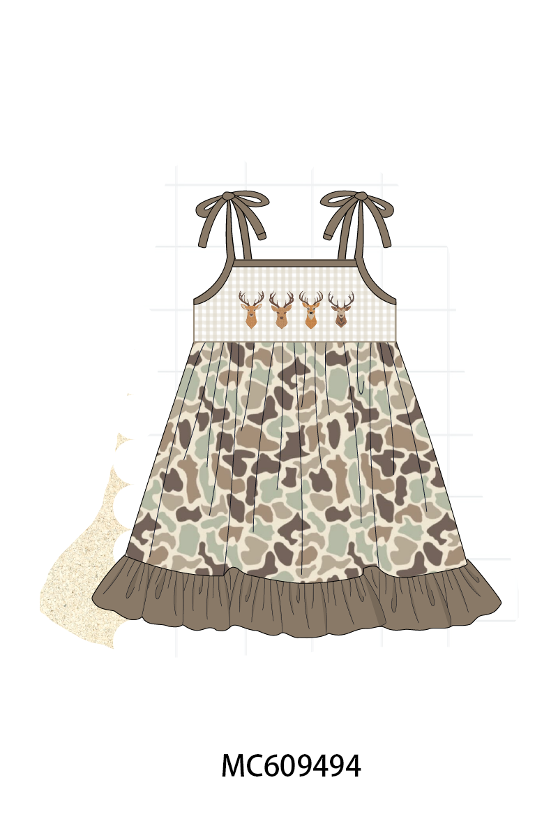 PO104 Camouflage deer embroidery collection - closing 9/14 - ETA February