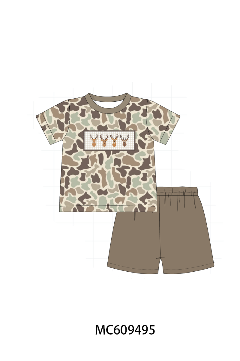 PO104 Camouflage deer embroidery collection - closing 9/14 - ETA February