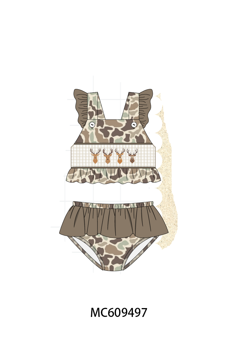 PO104 Camouflage deer embroidery collection - closing 9/14 - ETA February