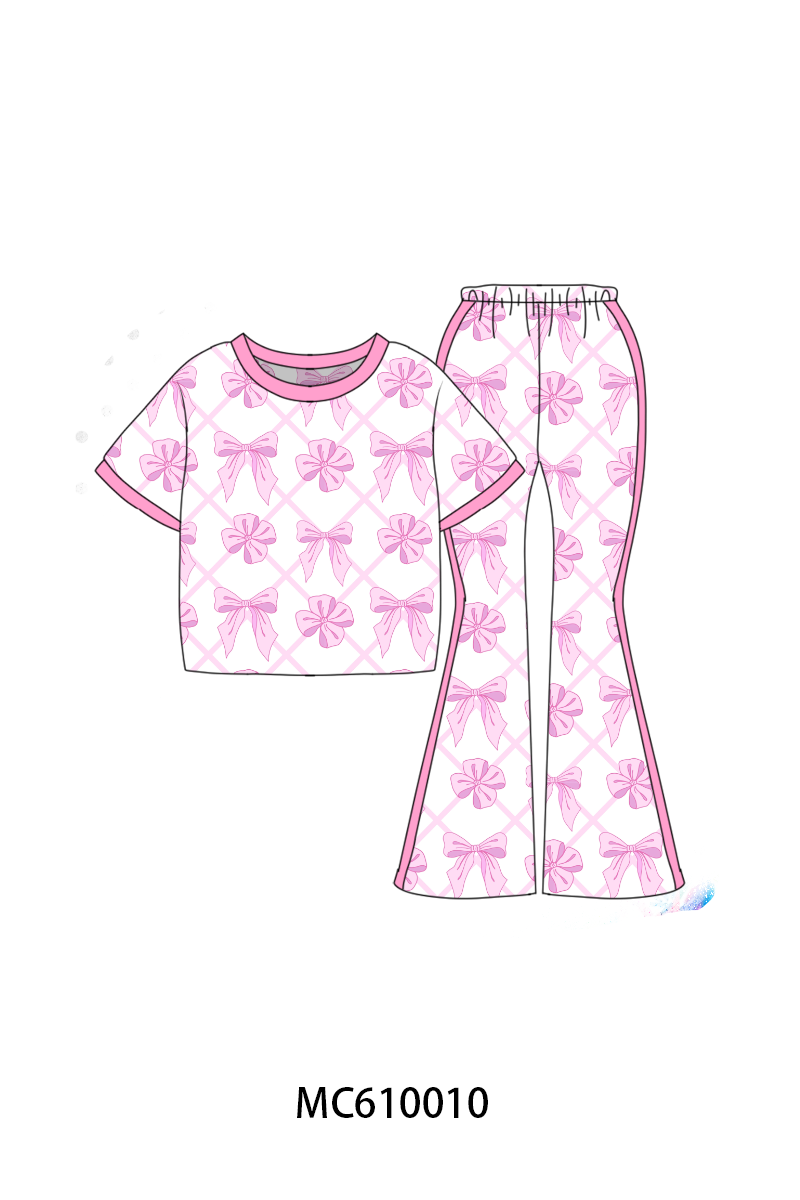 PO108 Leopard bow active pants set - closing 10/26 - ETA march