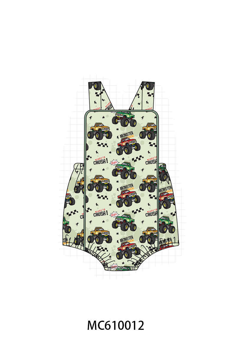 PO108 Green monster truck print collection - closing 10/26 - ETA march