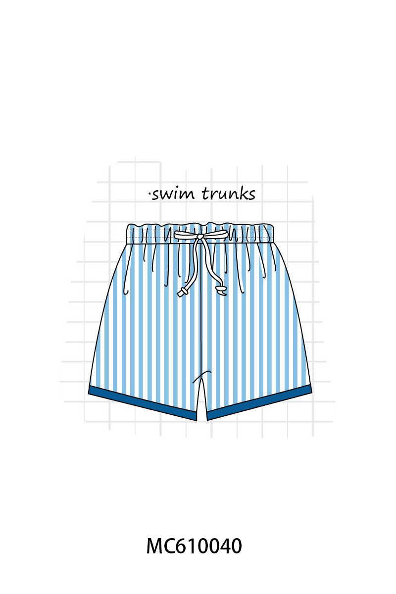 PO108 Pink&blue bluey stripe ruffle swimsuit collection - closing 10/26 - ETA march