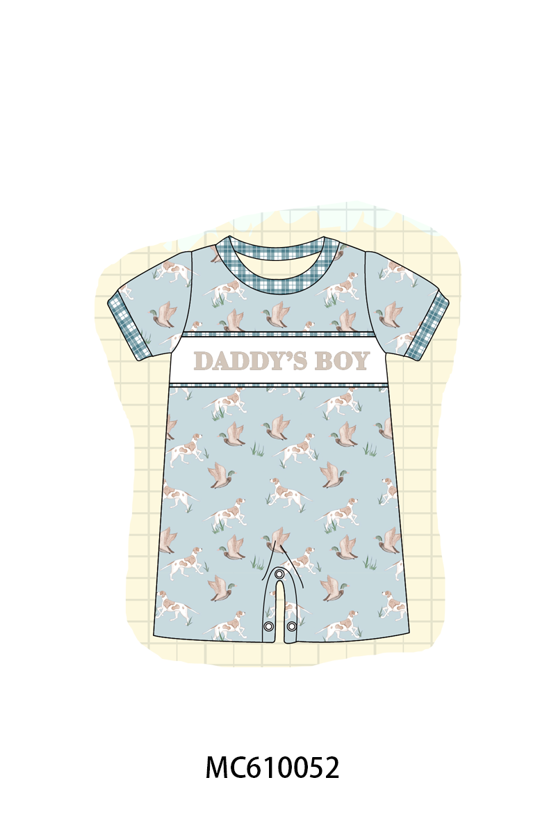 PO108 Green&blue happy father's day embroidery collection - closing 10/26 - ETA march