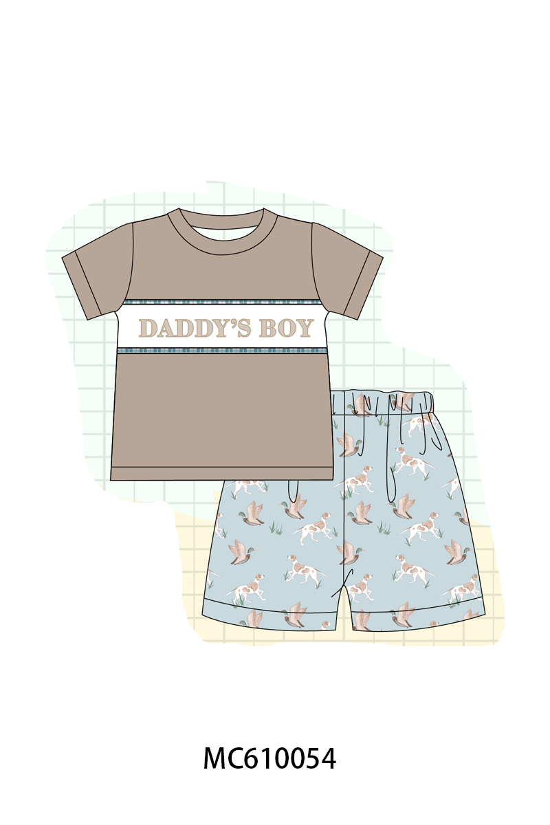 PO108 Green&blue happy father's day embroidery collection - closing 10/26 - ETA march