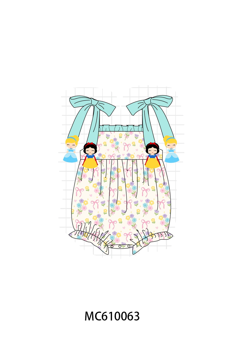 PO108 Blue princess applique floral collection - closing 10/26 - ETA march