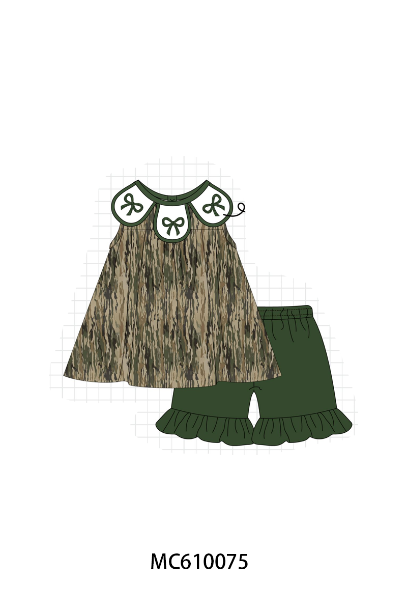 PO108 Camouflage bow mallard french knot collection - closing 10/26 - ETA march