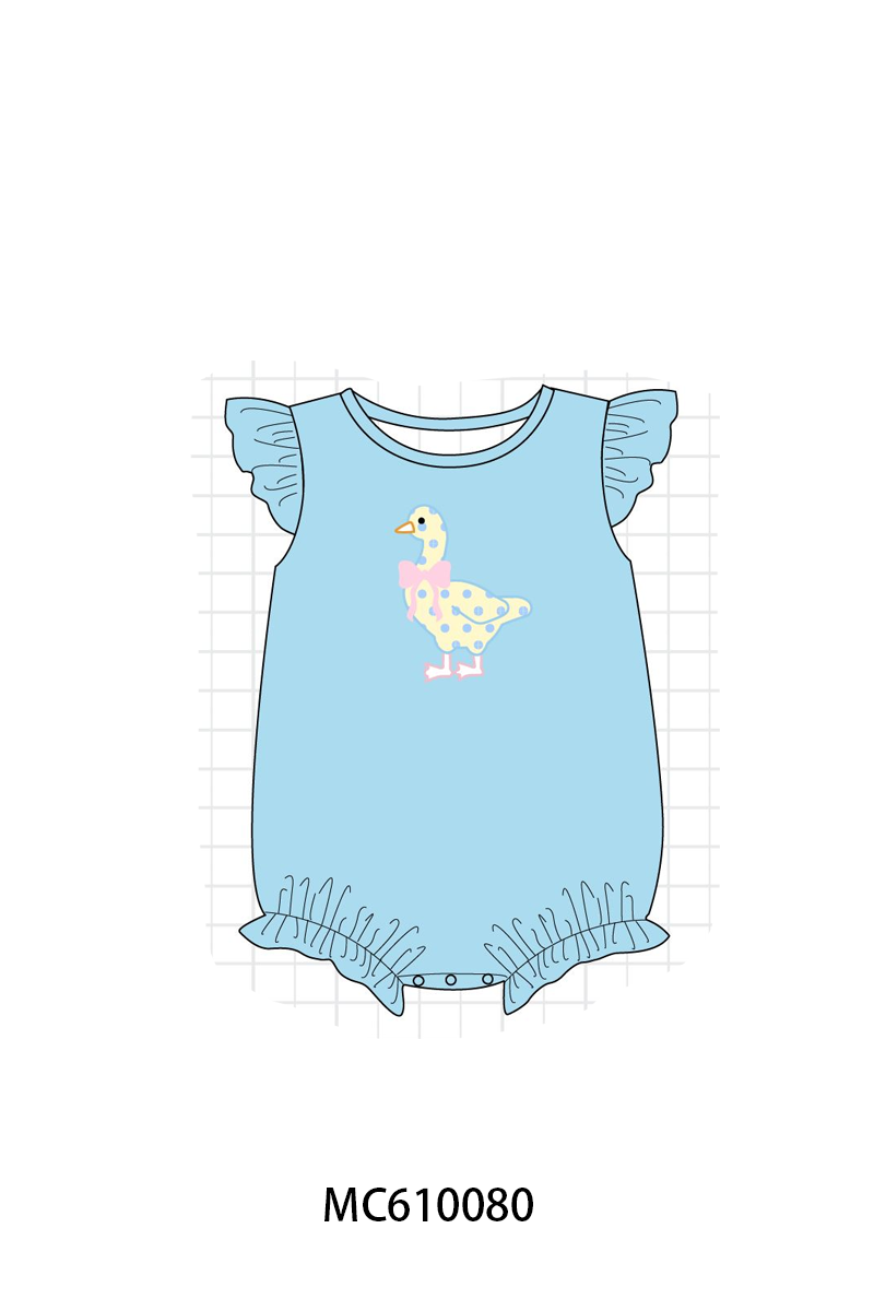 PO108 Blue&mustard goose embroidery collection - closing 10/26 - ETA march