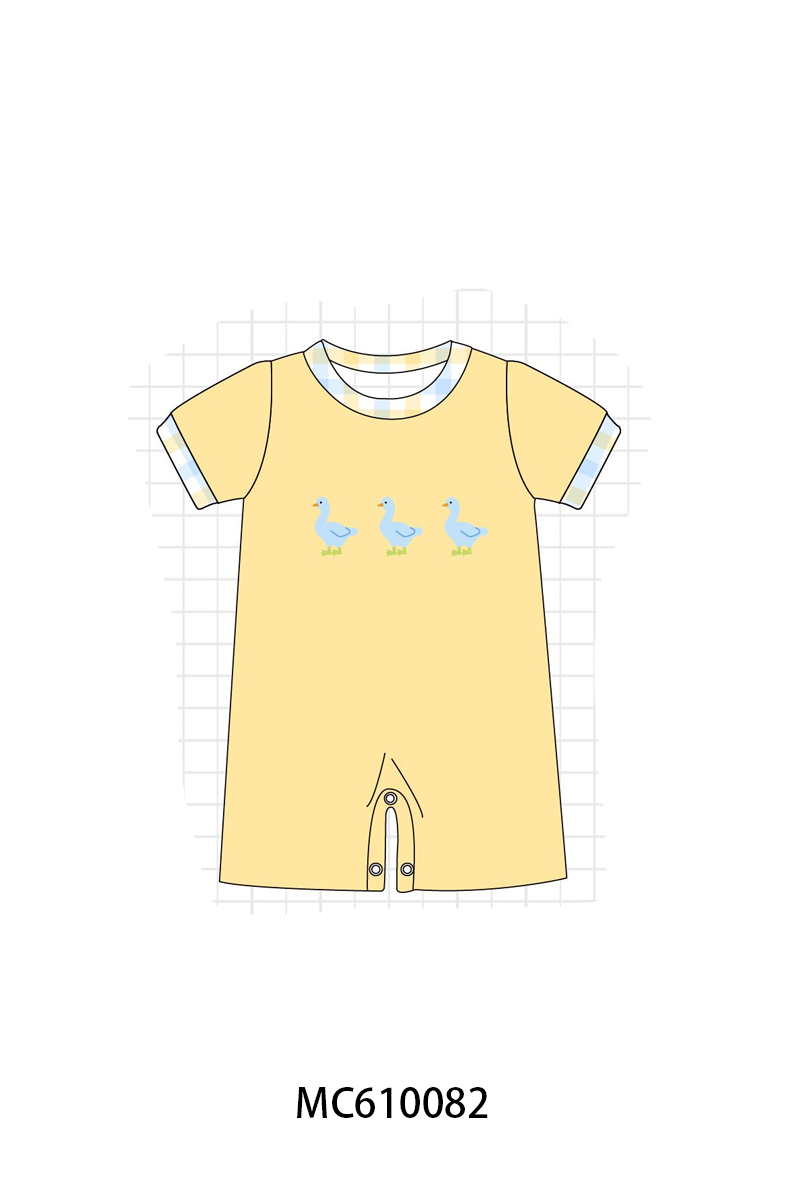 PO108 Blue&mustard goose embroidery collection - closing 10/26 - ETA march