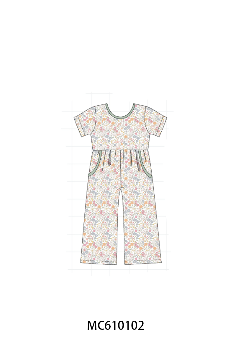PO108 Sage floral smocked collection - closing 10/26 - ETA march