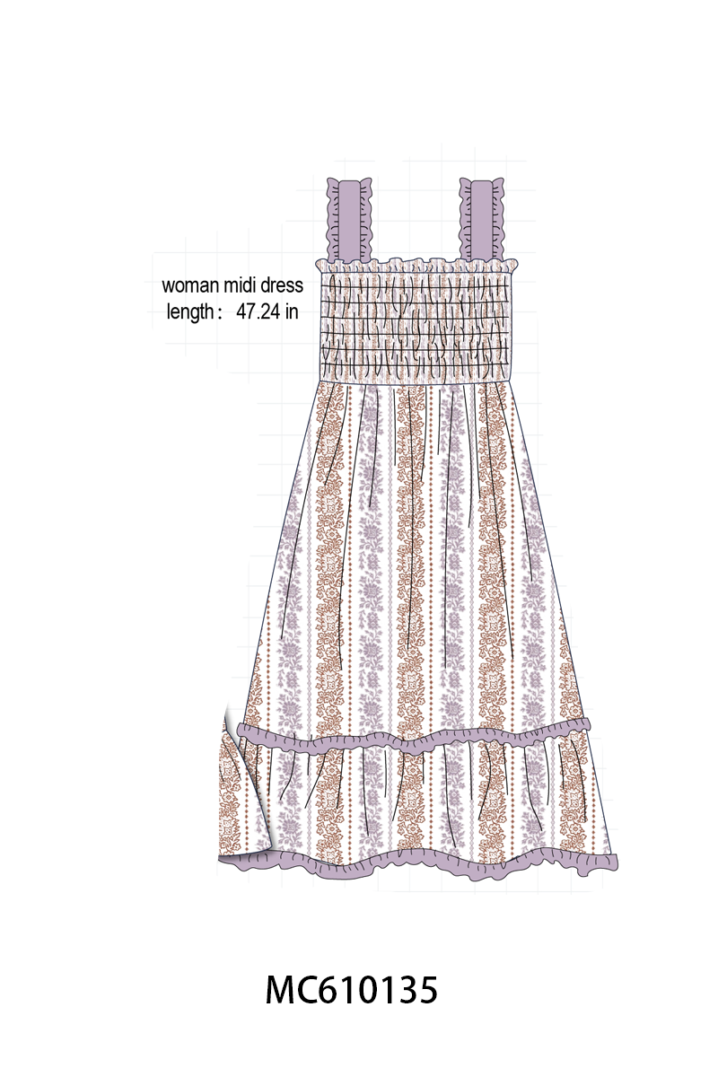 PO108 Purple floral print ruffle collection - closing 10/26 - ETA march