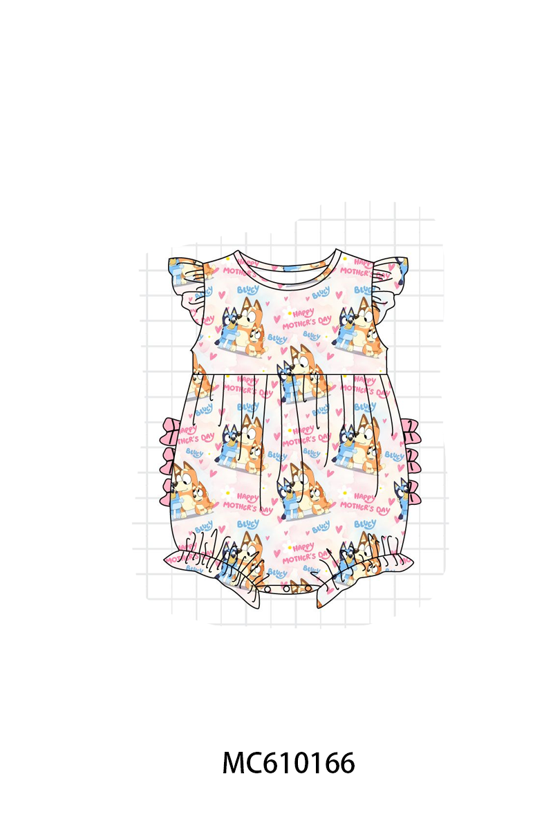 PO108 Pink bluey print bamboo collection - closing 10/26 - ETA march