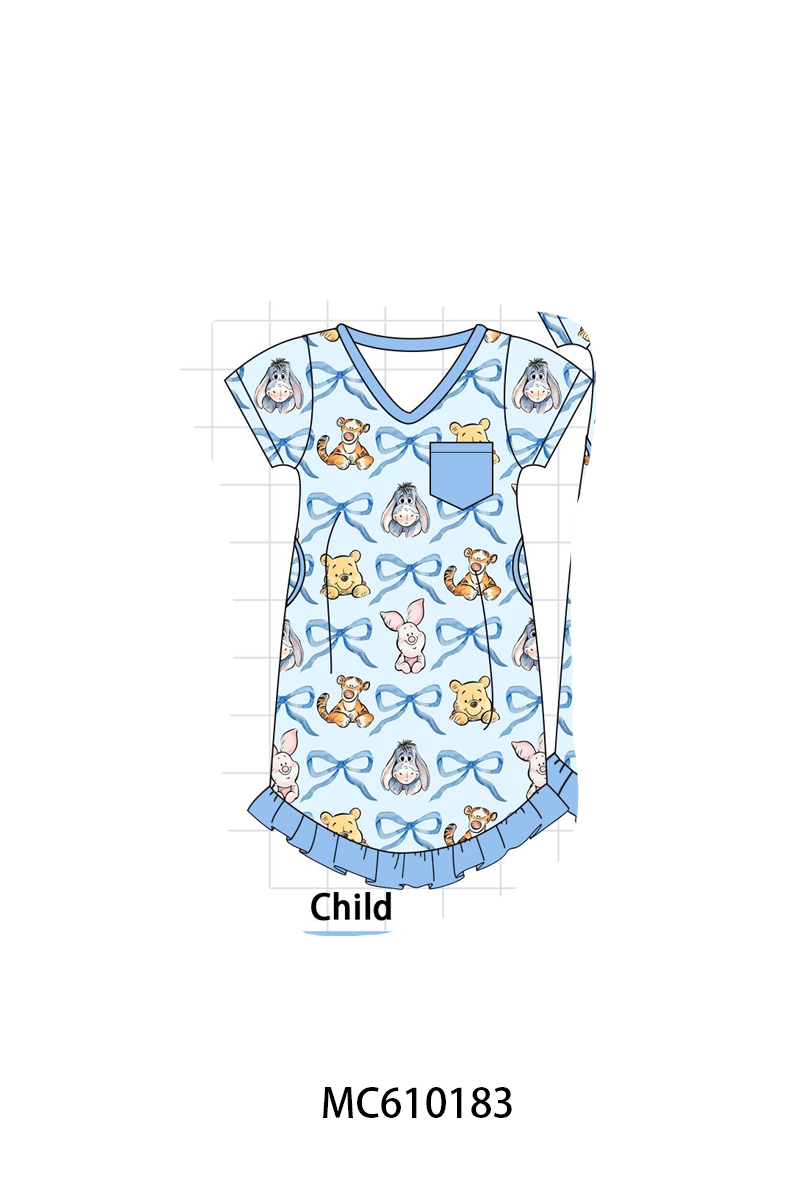 PO108 Blue winnie the pooh bamboo collection - closing 10/26 - ETA march