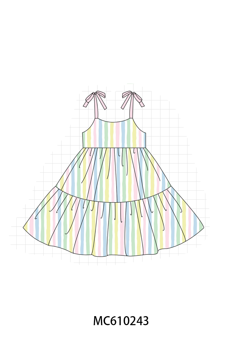 PO108 Multicolored stripe ruffle collection - closing 10/26 - ETA march
