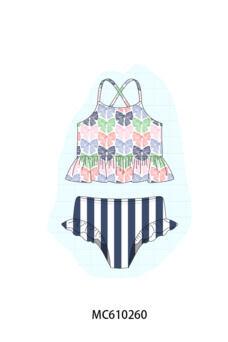 PO108 Bow print swimsuit collection - closing 10/26 - ETA march