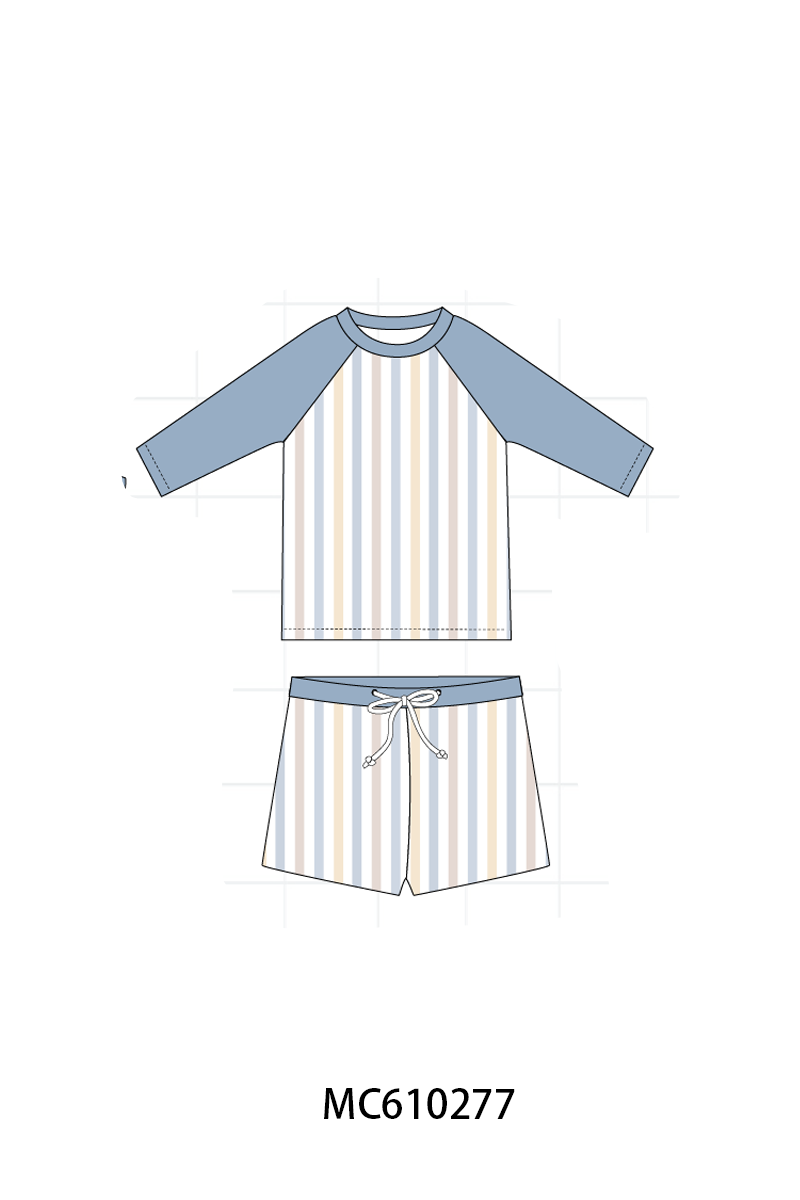 PO108 Blue stripe ruffle collection 2 - closing 10/26 - ETA march