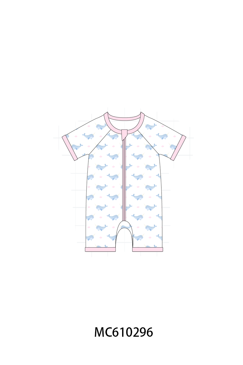 PO108 Narwhale print bamboo collection - closing 10/26 - ETA march
