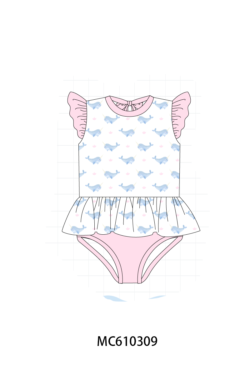 PO108 Pink&blue narwhale print collection - closing 10/26 - ETA march