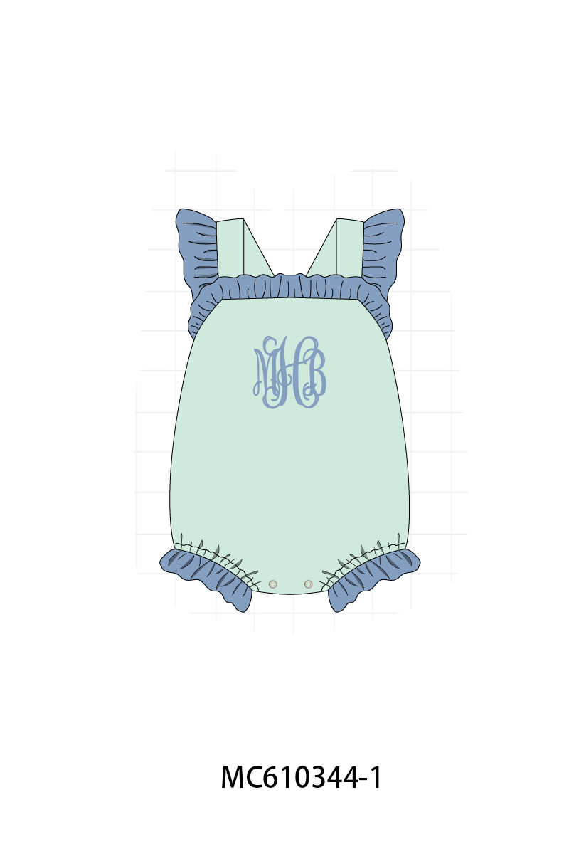 PO108 Min&blue monogram embroidery collection - closing 10/26 - ETA march
