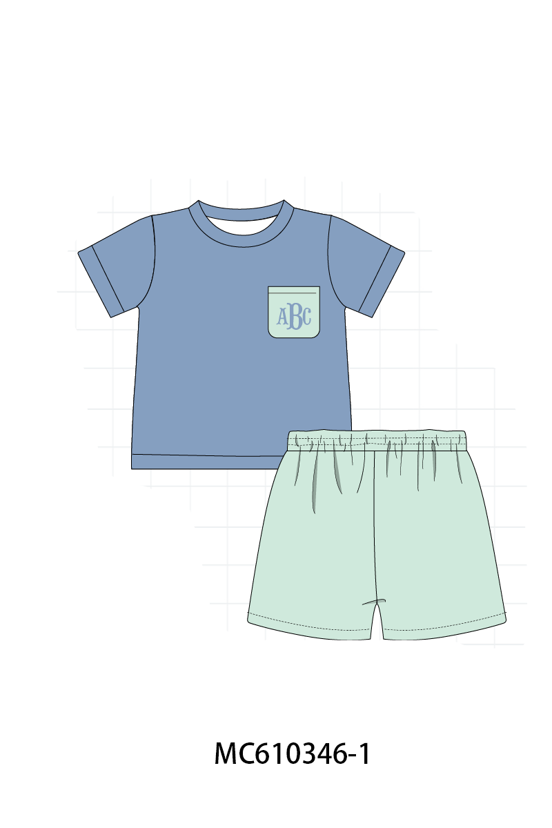 PO108 Min&blue monogram embroidery collection - closing 10/26 - ETA march