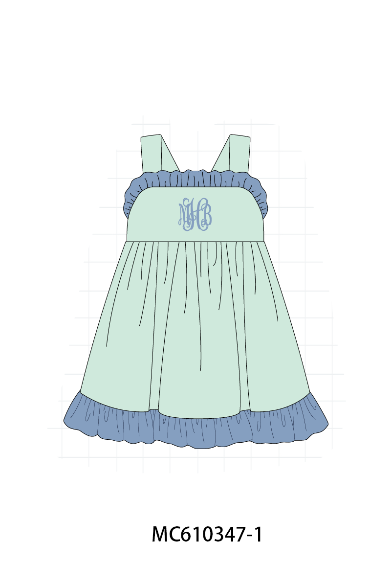 PO108 Min&blue monogram embroidery collection - closing 10/26 - ETA march