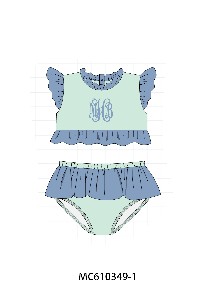 PO108 Min&blue monogram embroidery collection - closing 10/26 - ETA march