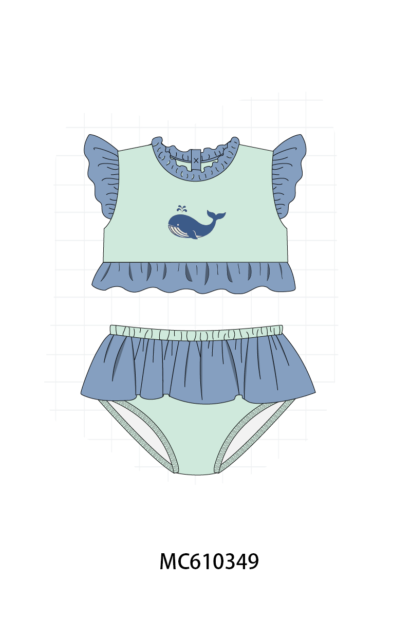 PO108 Min&blue whale embroidery collection - closing 10/26 - ETA march
