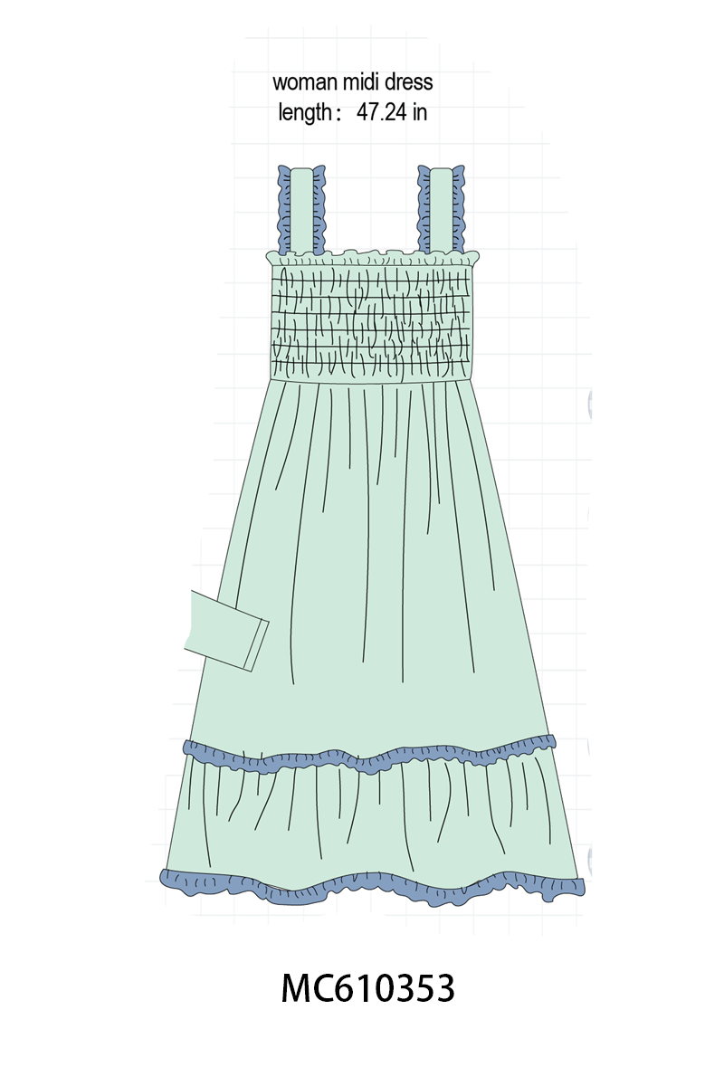 PO108 Min&blue smocked mom&me dress collection - closing 10/26 - ETA march