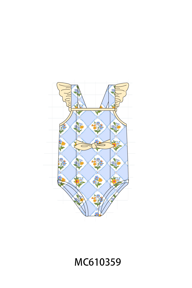 PO108 Blue floral embroidery collection - closing 10/26 - ETA march