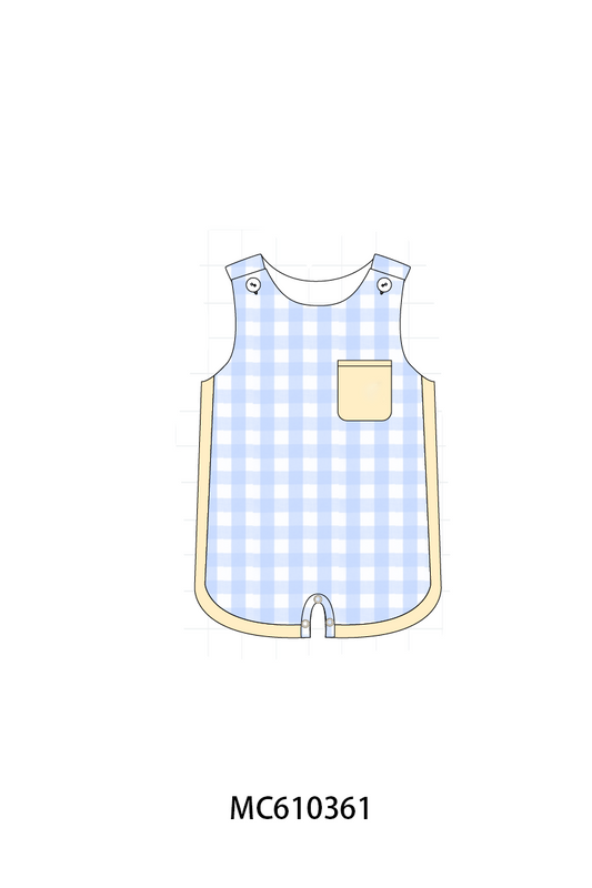PO108 Blue gingham boy collection - closing 10/26 - ETA march
