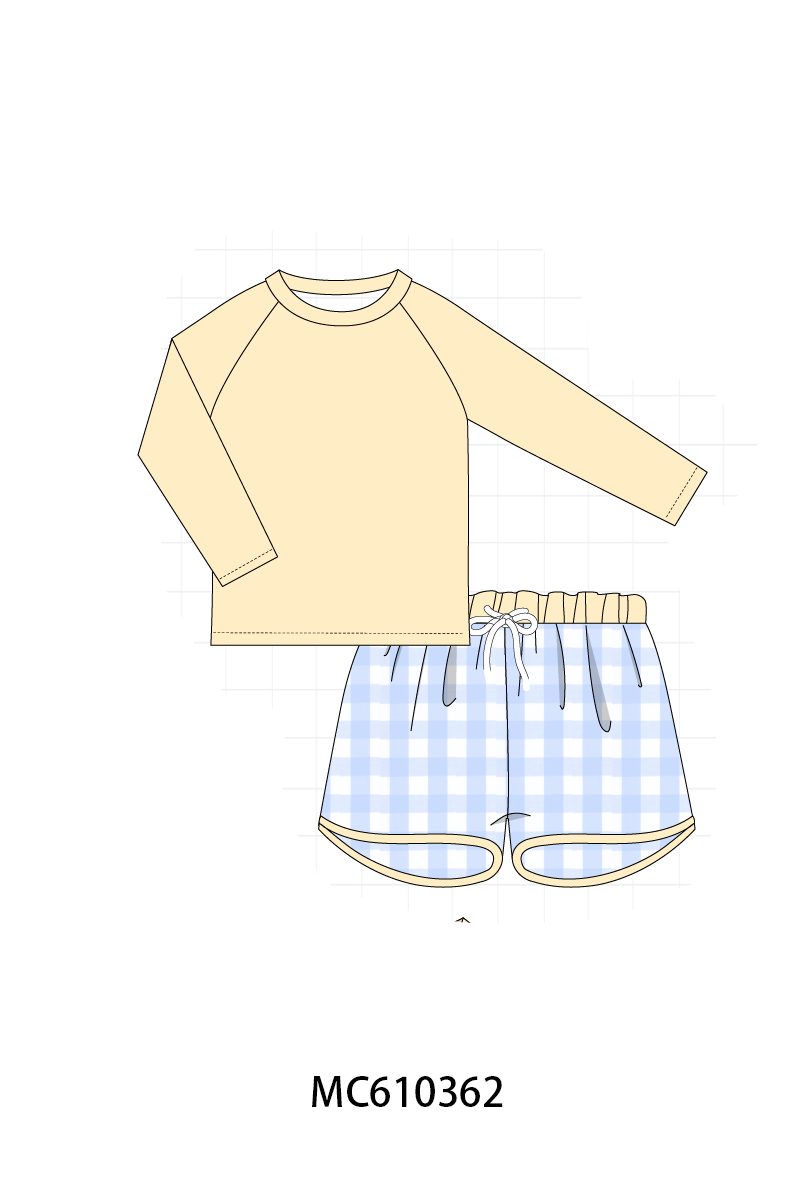 PO108 Blue gingham boy collection - closing 10/26 - ETA march