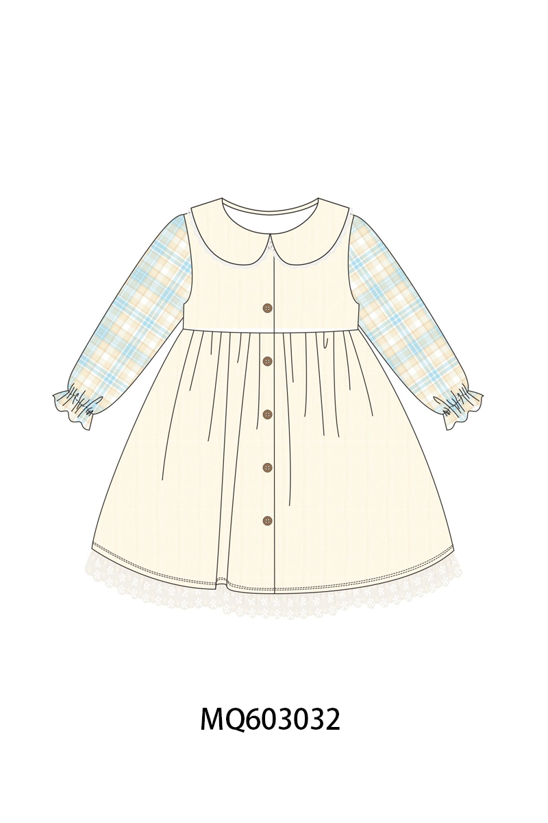 PO84 Beige pumpkin embroidery plaid collection - ETA late august - closing 3/23