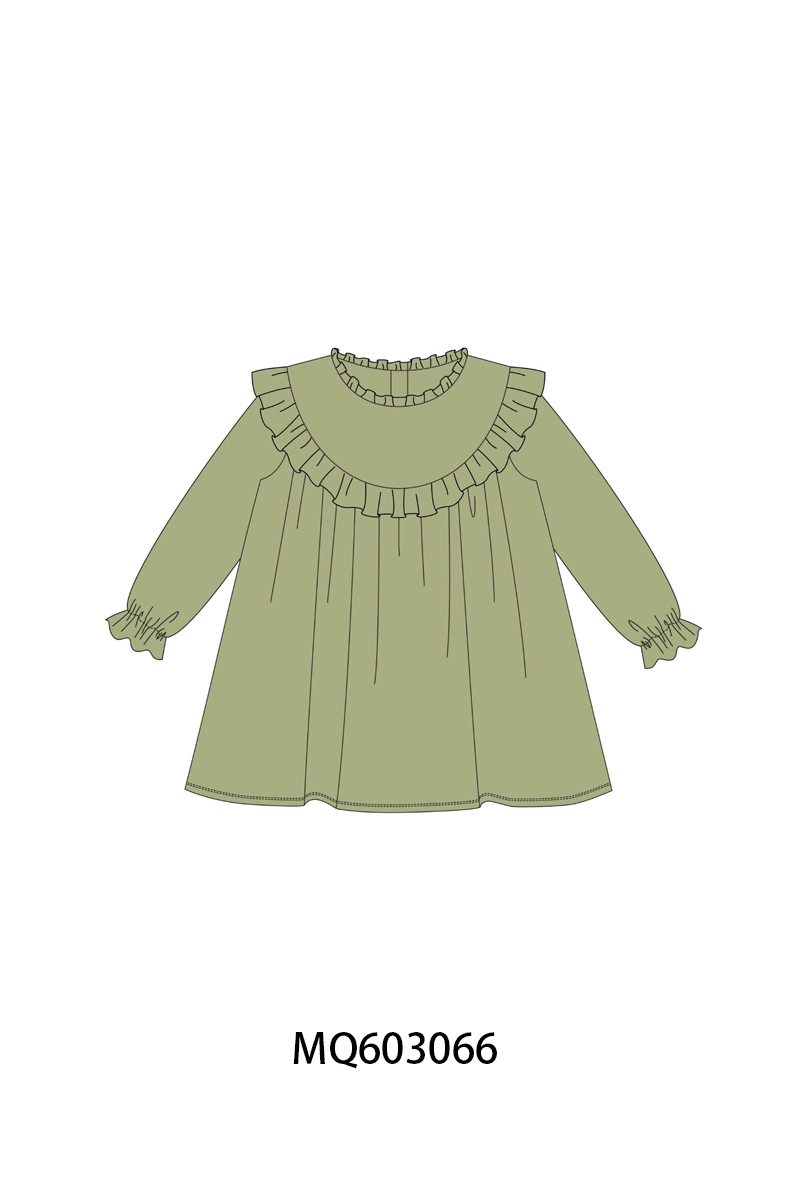 PO84 Multicolored velvet ruffle dress collection 1 - ETA late august - closing 3/23