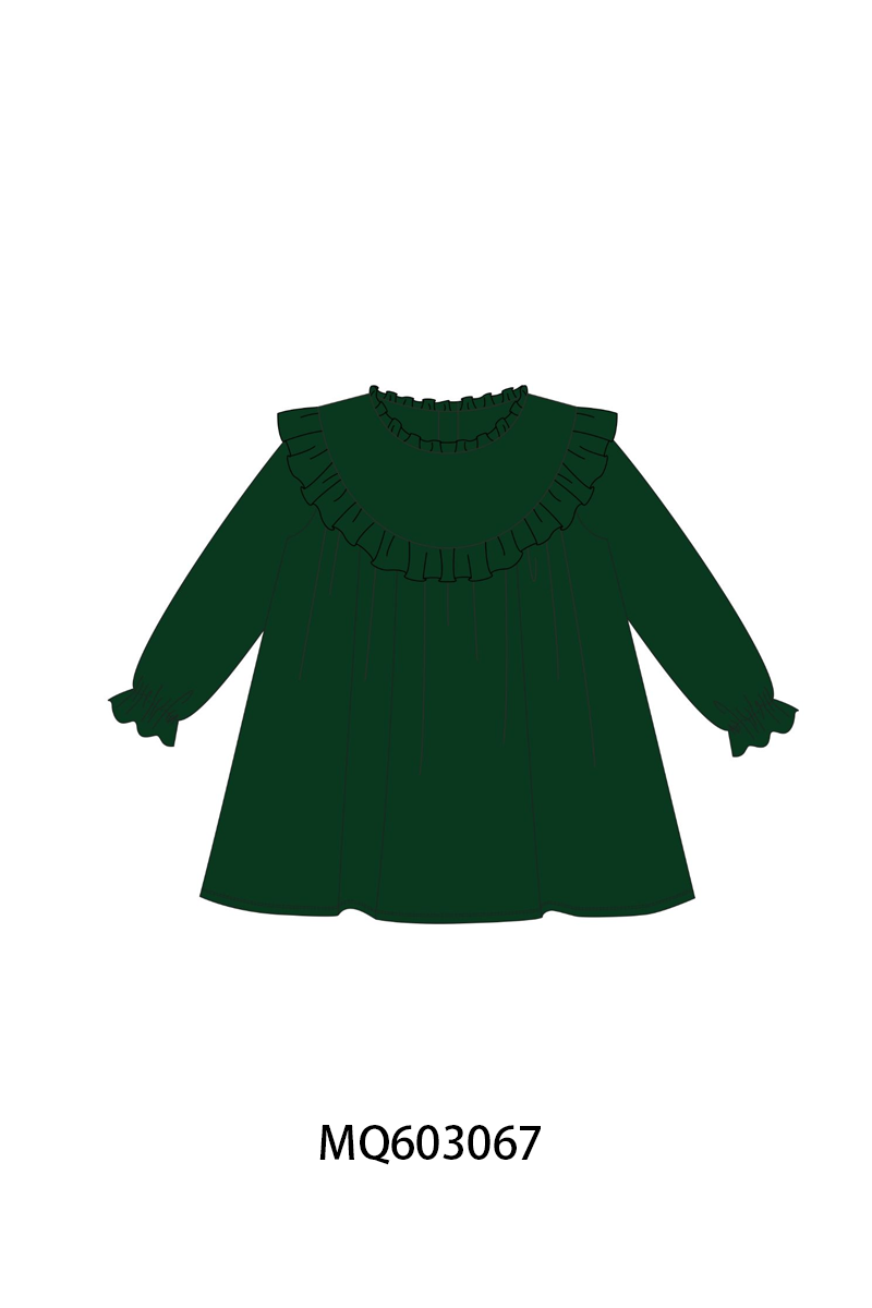 PO84 Multicolored velvet ruffle dress collection 1 - ETA late august - closing 3/23