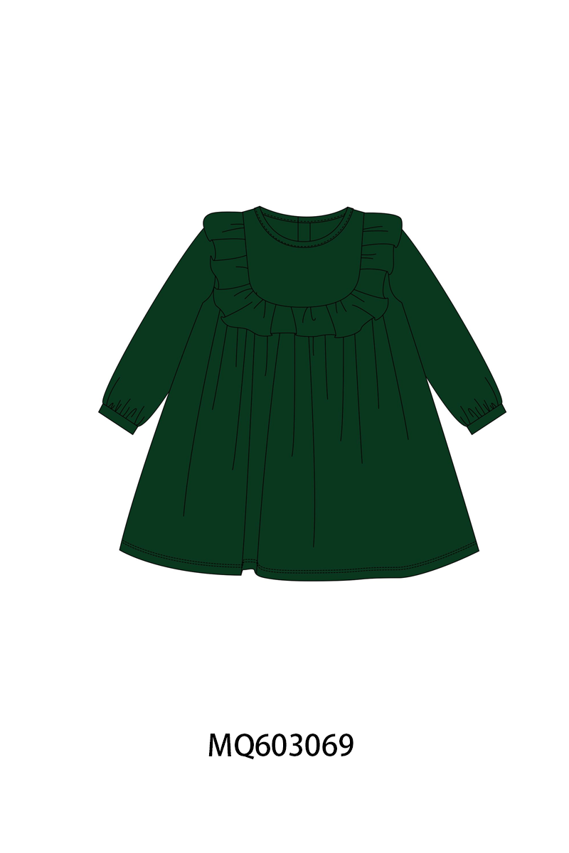PO84 Multicolored velvet ruffle dress collection 2 - ETA late august - closing 3/23