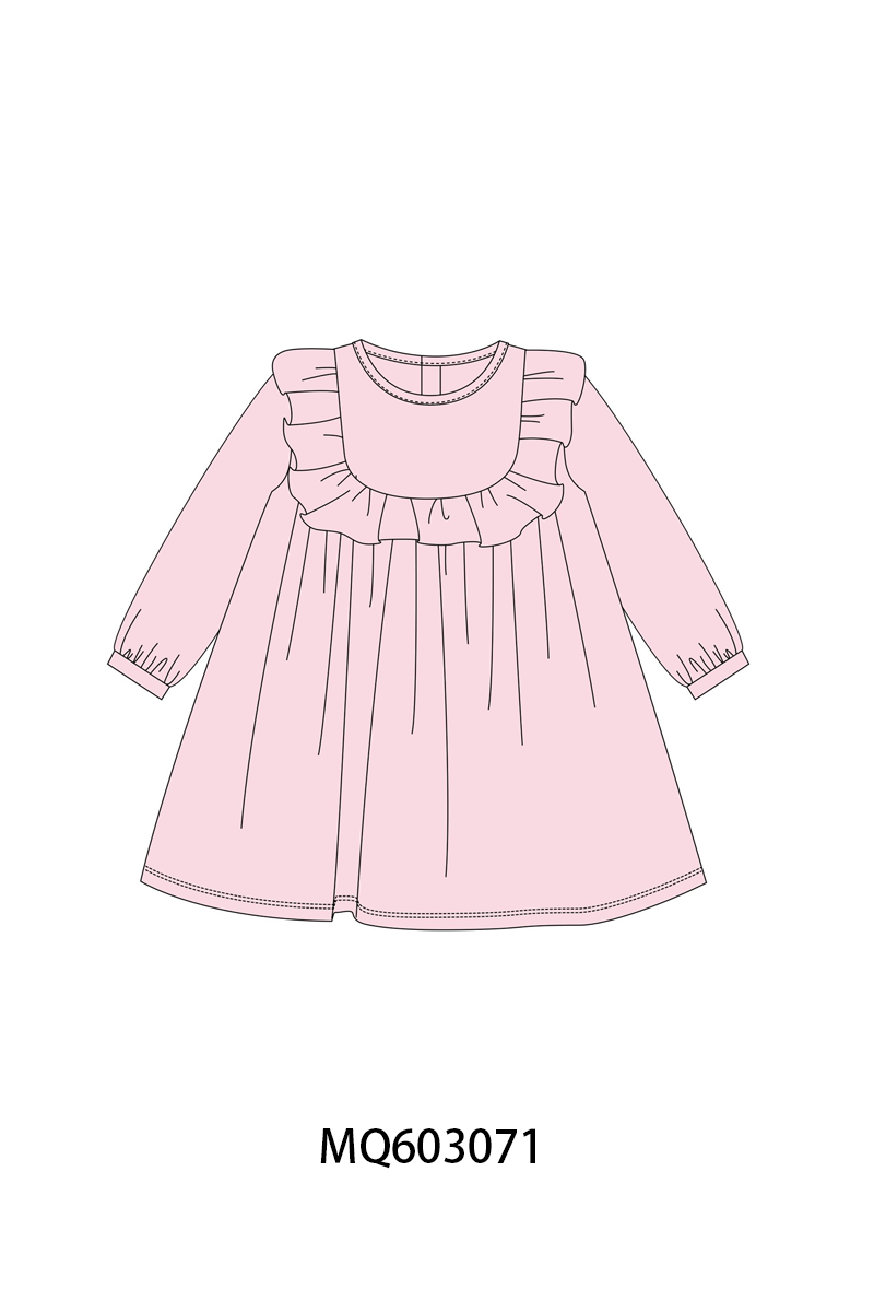 PO84 Multicolored velvet ruffle dress collection 2 - ETA late august - closing 3/23