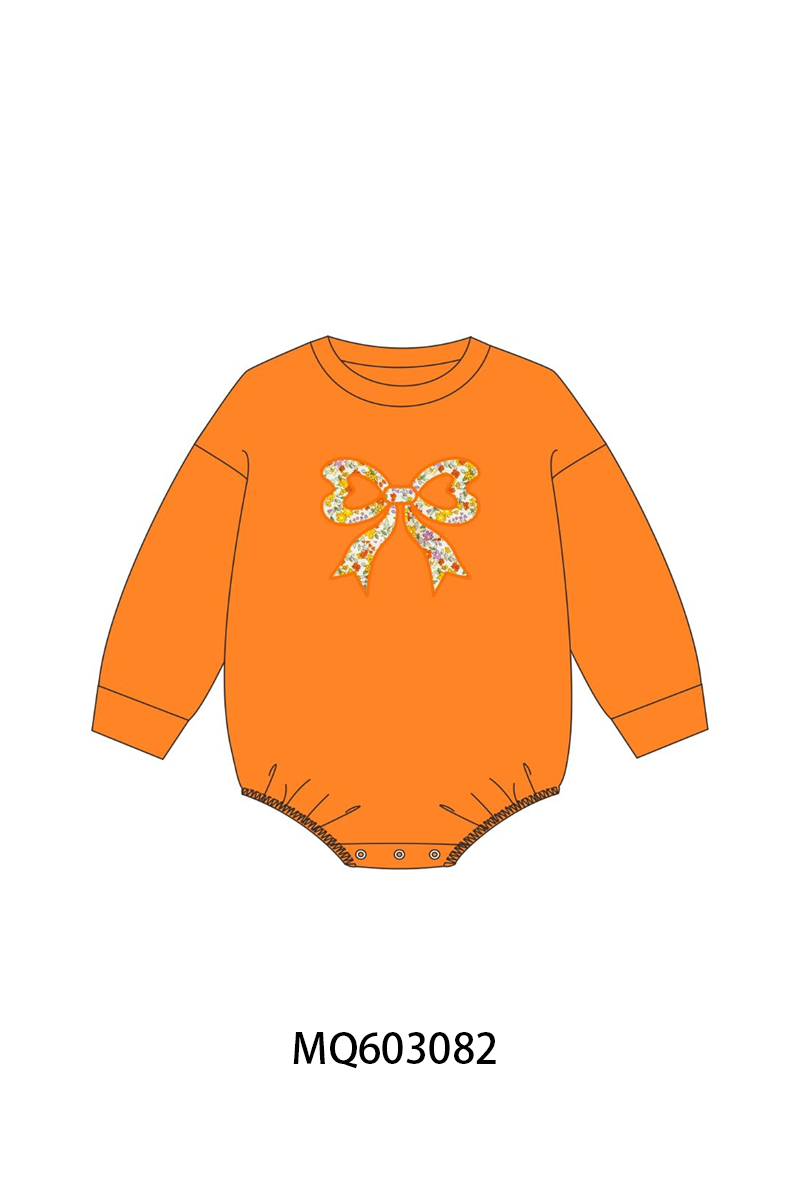 PO84 Multicolored floral bow embroidery collection 1 - ETA late august - closing 3/23