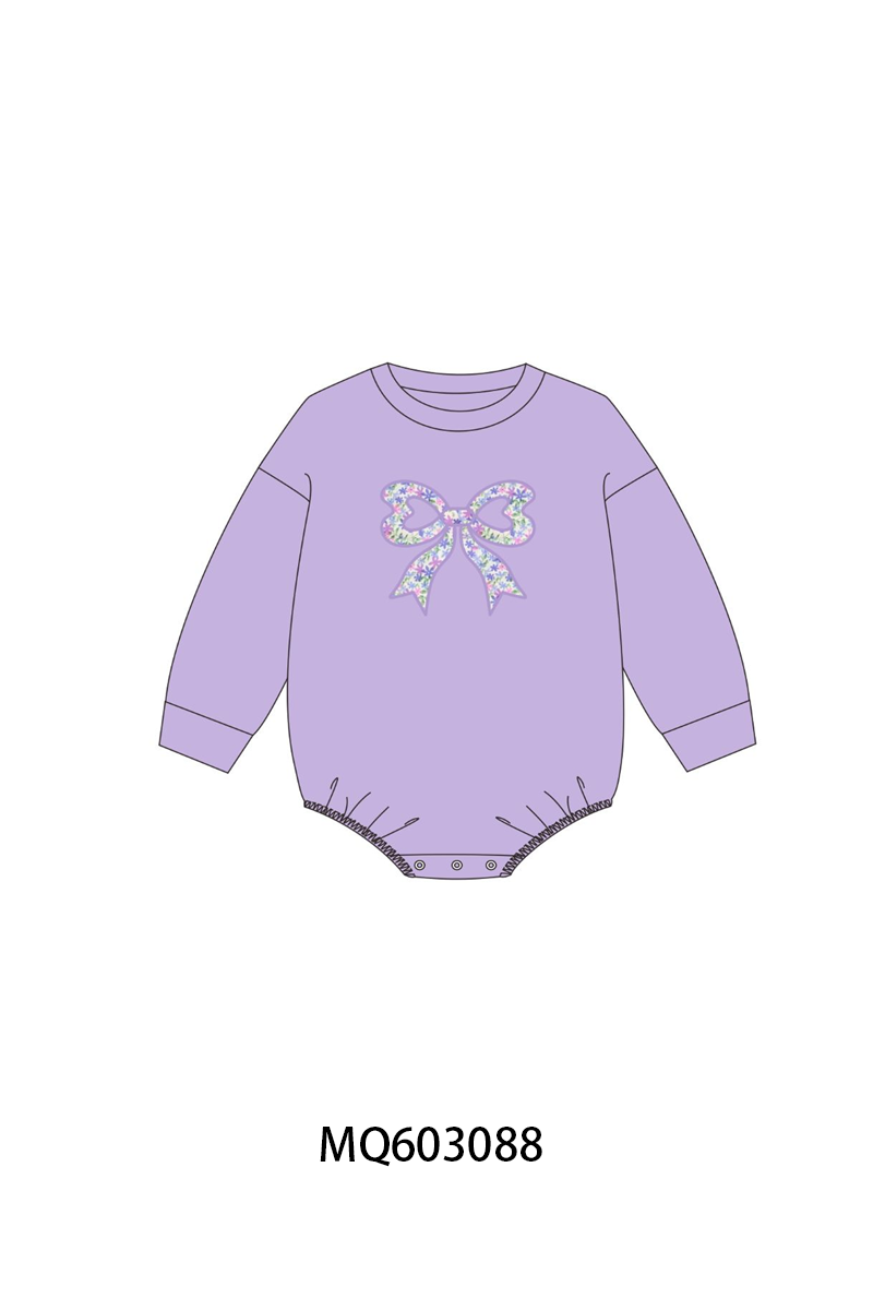 PO84 Multicolored floral bow embroidery collection 2 - ETA late august - closing 3/23