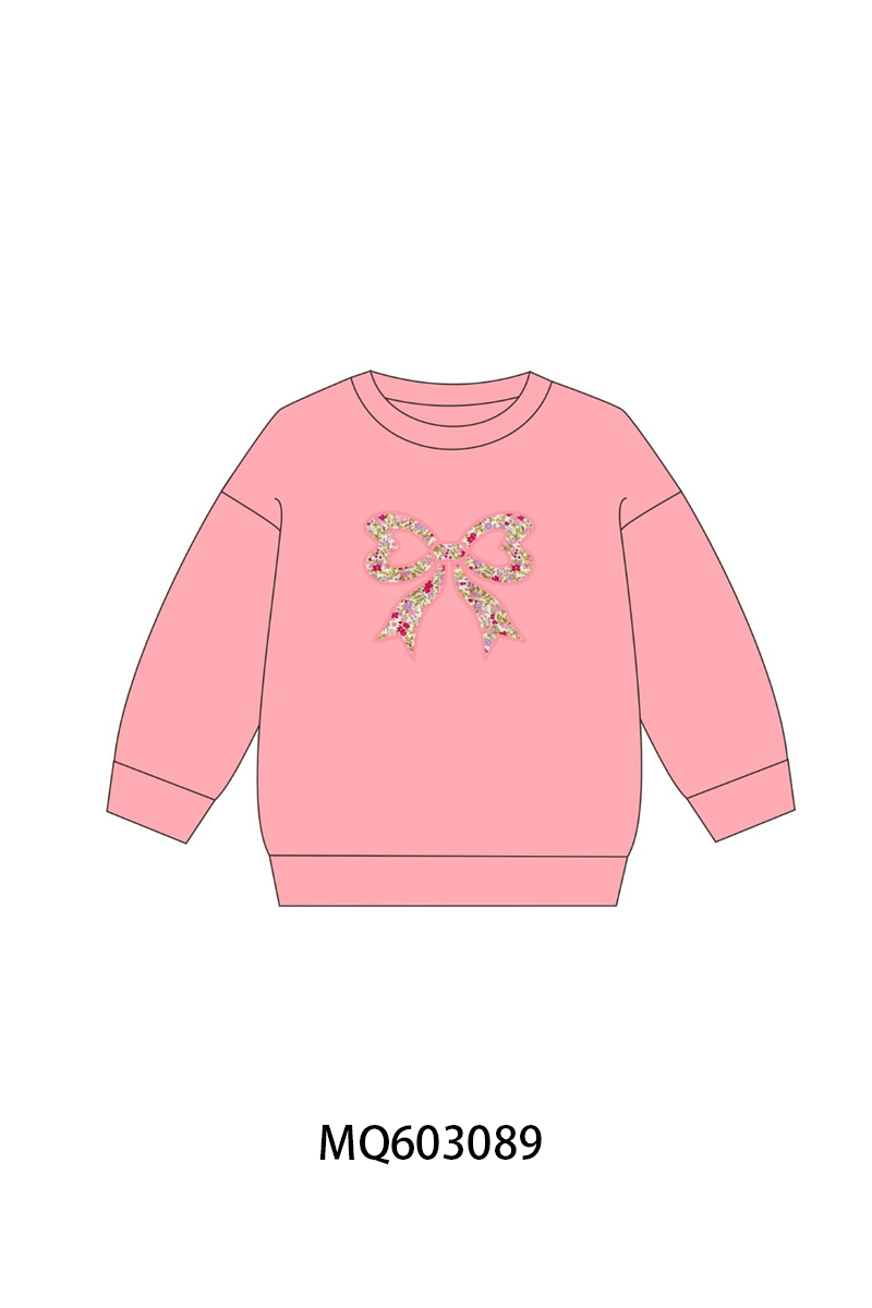 PO84 Multicolored floral bow embroidery collection 2 - ETA late august - closing 3/23