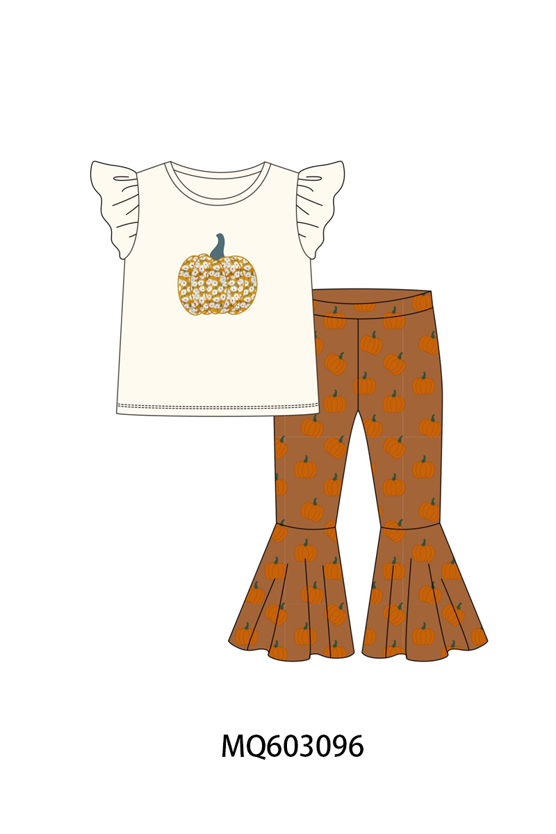 PO84 Pumpkin floral applique collection - ETA late august - closing 3/23