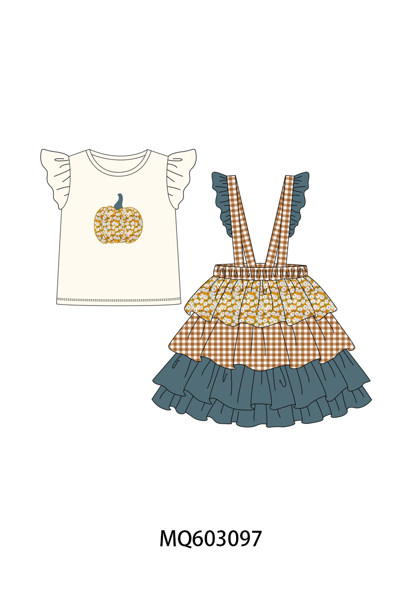 PO84 Pumpkin floral applique collection - ETA late august - closing 3/23