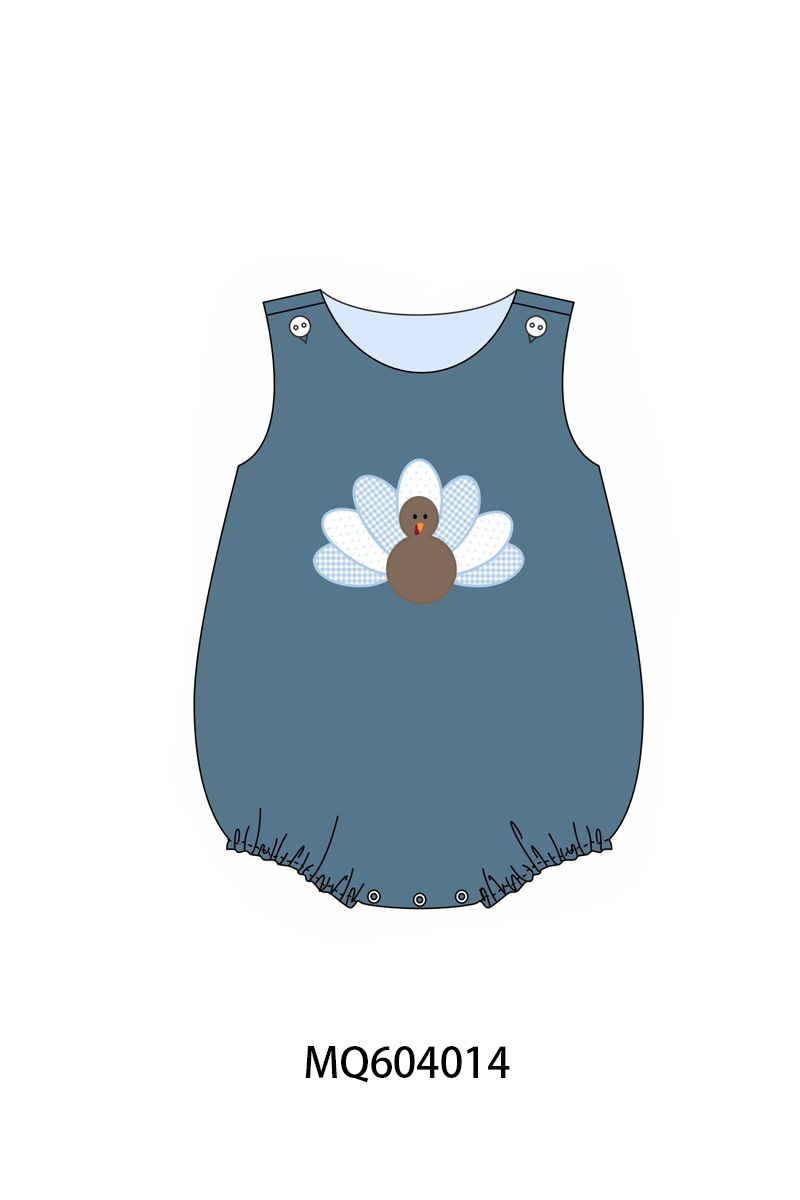 PO87 Navy thanksgiving turkey applique collection - closing 4/20 - ETA early October