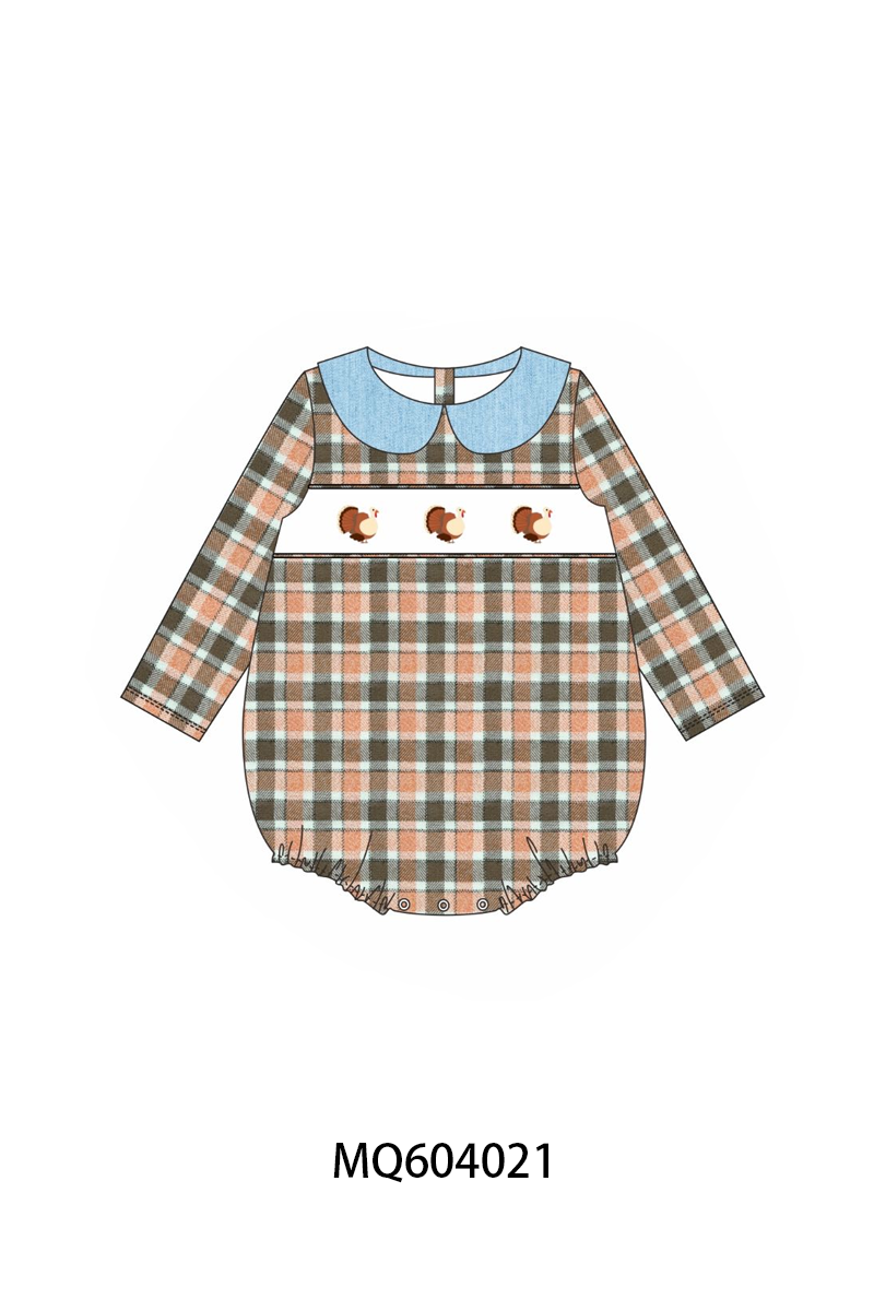 PO87 Blue thanksgiving turkey embroidery collection - closing 4/20 - ETA early October