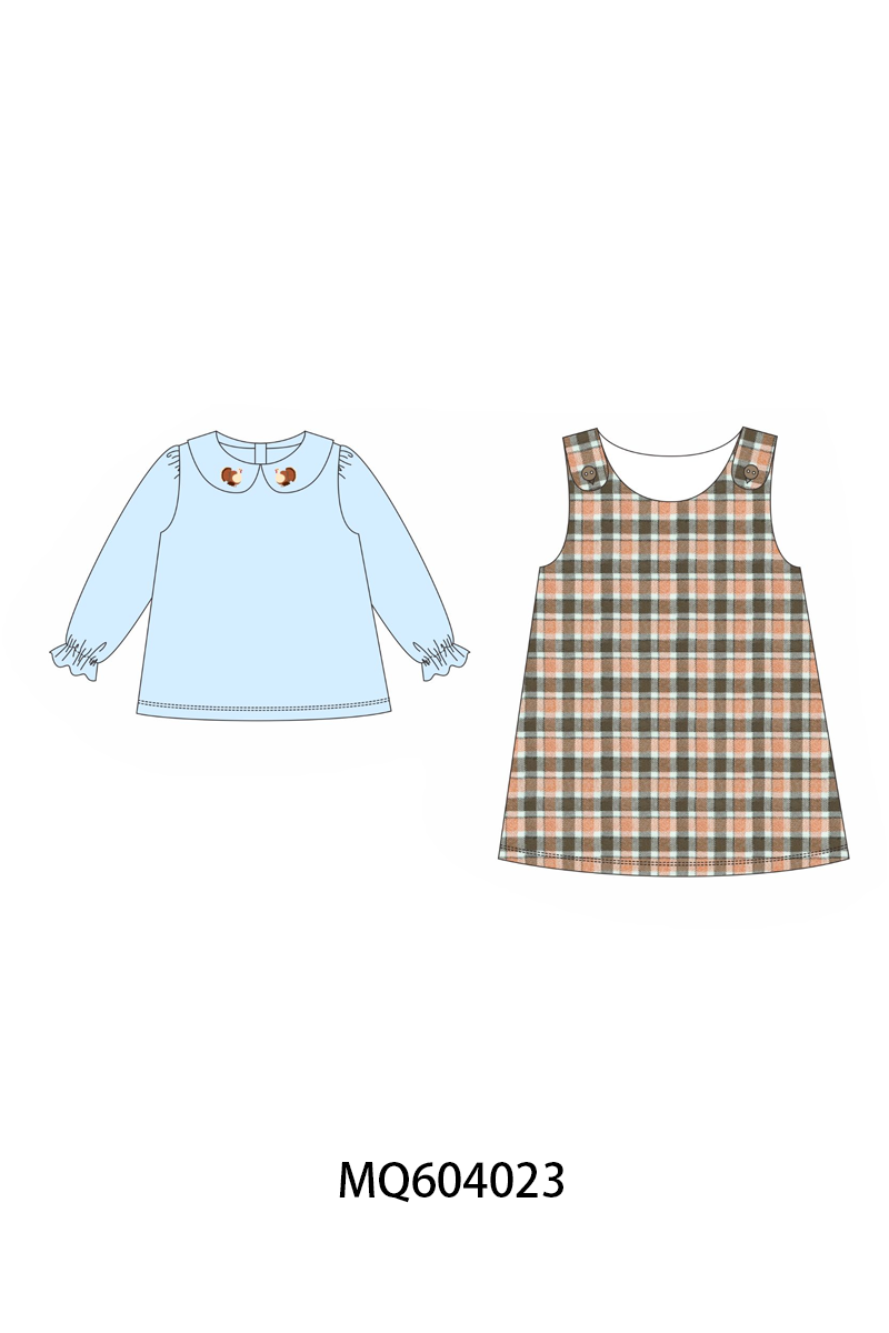 PO87 Blue thanksgiving turkey embroidery collection - closing 4/20 - ETA early October