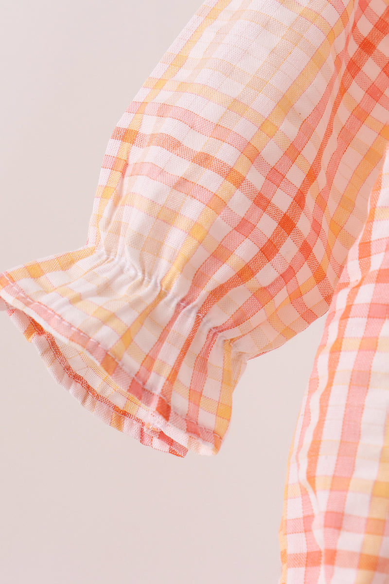 Pink plaid bubble