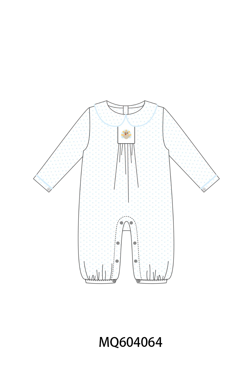 PO87 Pink dot thanksgiving turkey embroidery collection - closing 4/20 - ETA early October