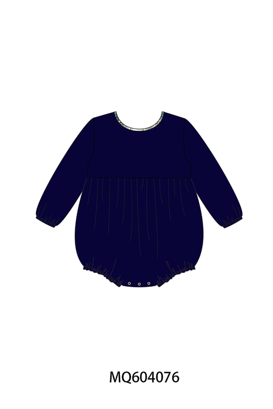 PO87 Navy ruffle plaid collection - closing 4/20 - ETA early October