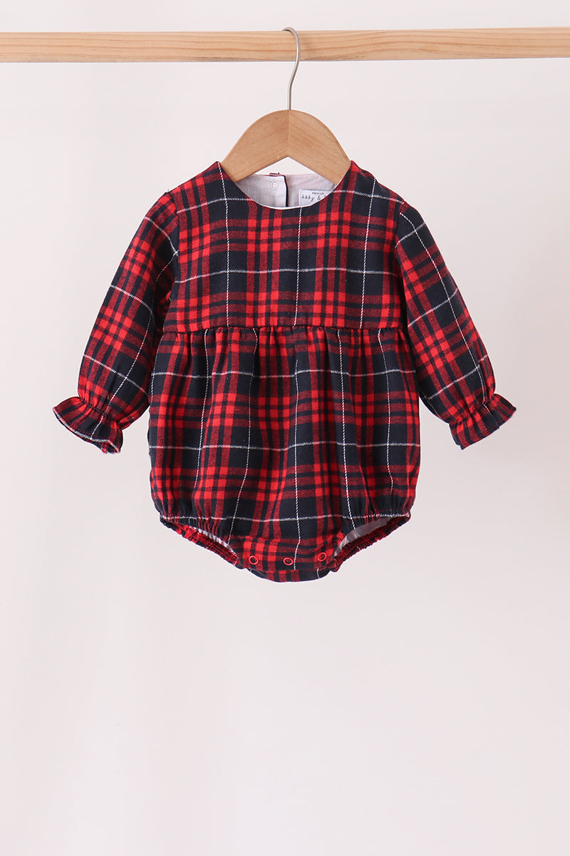 Red plaid bubble